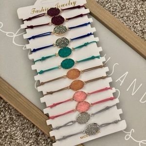 NEW Druzy Imitation Bracelets